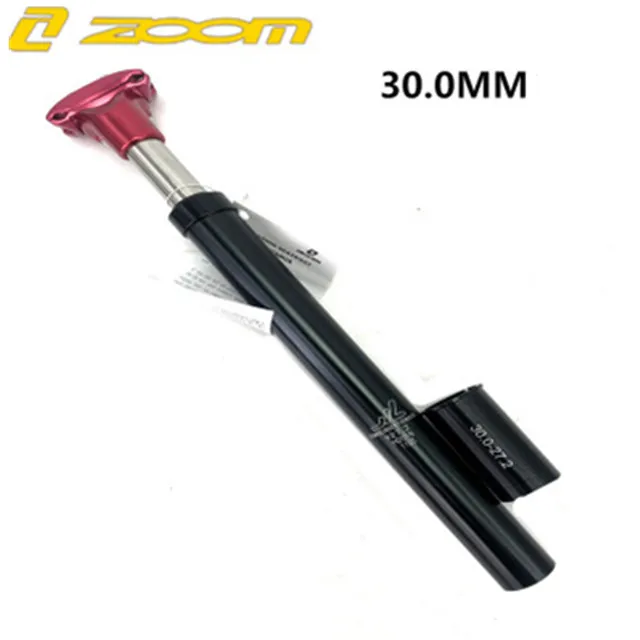 Black red30.0mn Зум подвеска bicyZoom подвески подседельный 350 мм* 27,2/28,6/30,0/30,4/30,8/31,6/33,9 велосипедный Подседельный штырь для - Цвет: Black red30.0mn