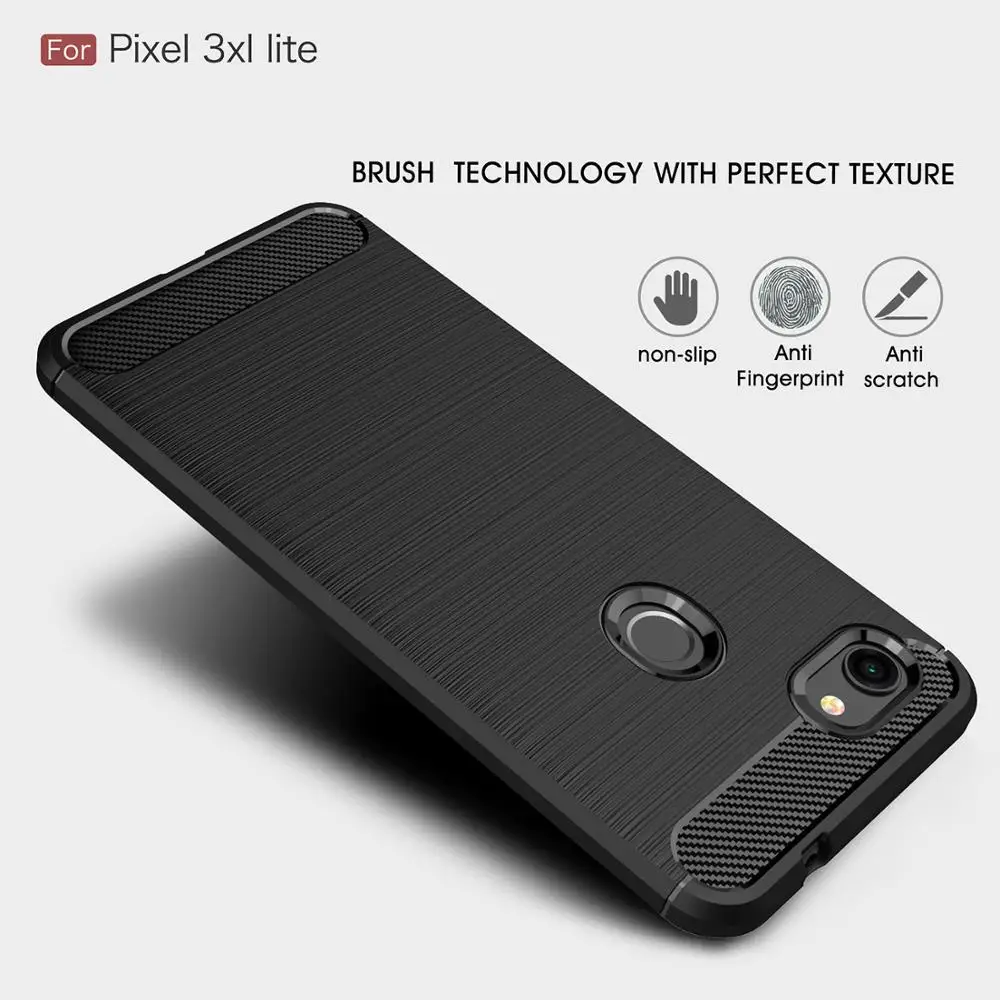 Чехол из углеродного волокна 360 полная защита Внешняя для Google Pixel 2 3 3XL 3A 4 4A XL