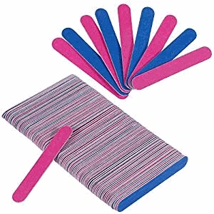 

100pcs Disposable Nail Files Double-side Nail File Set Mini Nail Acrylic Gel Polish Remover Portable Sandpaper Callus Rasp Tools