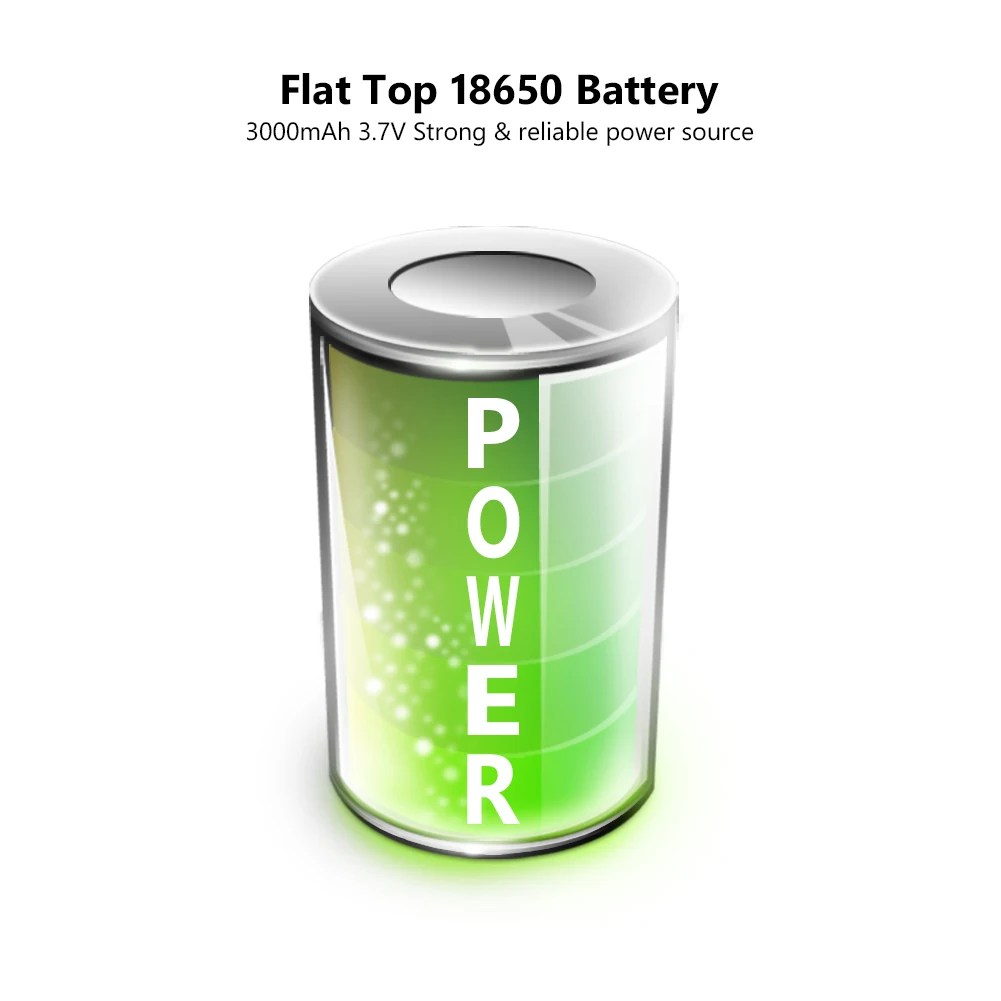 18650 батареи 3,7 V перезаряжаемые литиевые батареи для INR18650-HG2 3000mAh с прозрачным чехол высокой емкости