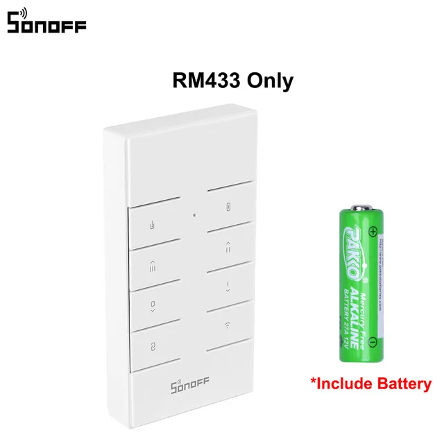 RM433 8 Button Itead SONOFF RF R2 Wifi умный переключатель 433 МГц RF пульт дистанционного управления Переключатель DIY мини-светильник Модуль для автоматизации умного дома - Комплект: RM433 8 Button