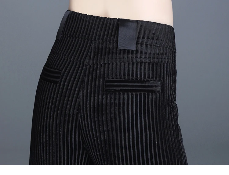 Золотые бархатные широкие брюки, Вельветовые женские брюки, Ol Pantalones Mujer Cintura Alta, пастельные Капри, винтажные брюки палаццо