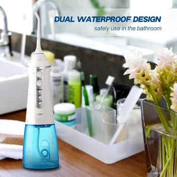 

Oral Irrigator Dental Portable Water Flosser Tips USB Rechargeable Water Jet Flosser Irrigator For Cleaning Teeth