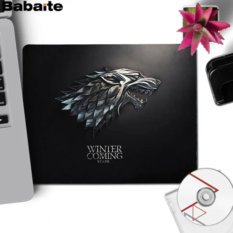 Lock Edge18x22cm Ваши собственные коврики Игра престолов ТВ индивидуальные коврики для мыши компьютера Аниме Коврик для мыши и ноутбука большой коврик для мыши - Цвет: Lock Edge18x22cm