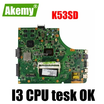 

K53SD Motherboard i3 CPU For Asus K53SD A53S K53S X53S P53S Laptop motherboard K53SD Mainboard K53SD Motherboard test OK