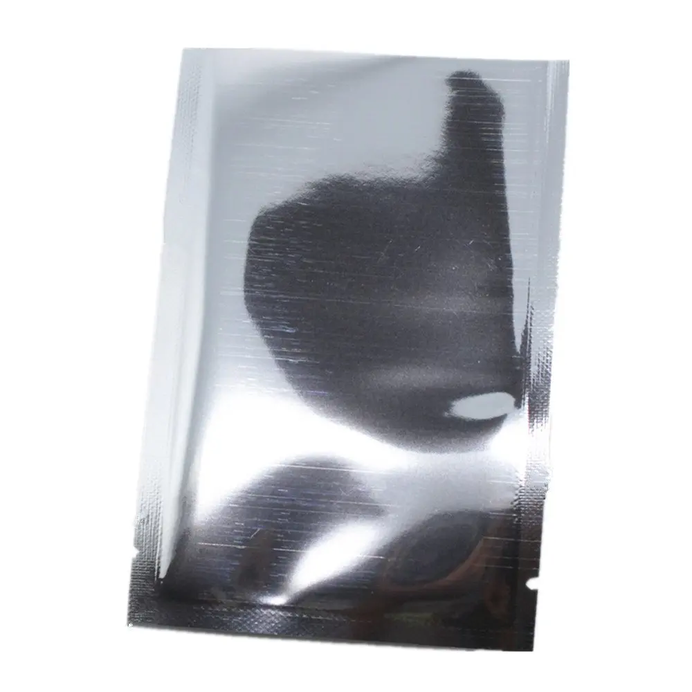 

200Pcs 8x12cm Silver Coffee Powder Beans Package Bags Heat Sealable Vacuum Pouch Aluminum Foil Bags Open Top Design Smell Proof