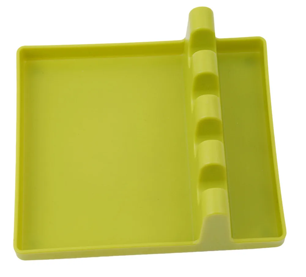 Kitchen Plastic Pot Lid Shelf Cooking Storage Kitchen Decor Tool Stand Holder Kitchen Accessories