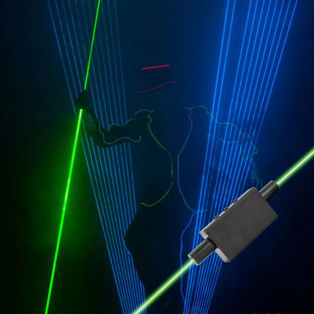 Мини двуглавый лазерный меч лазерный Танец ручной сценический реквизит лазер относится к звезде ручка толстый луч для лазерного танца Dj шоу