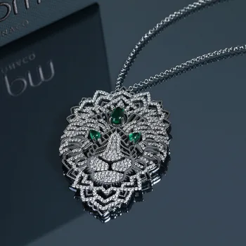

New style lion pendant necklace ladies Europe and the United States exaggerated summer fashion temperament girls accessories