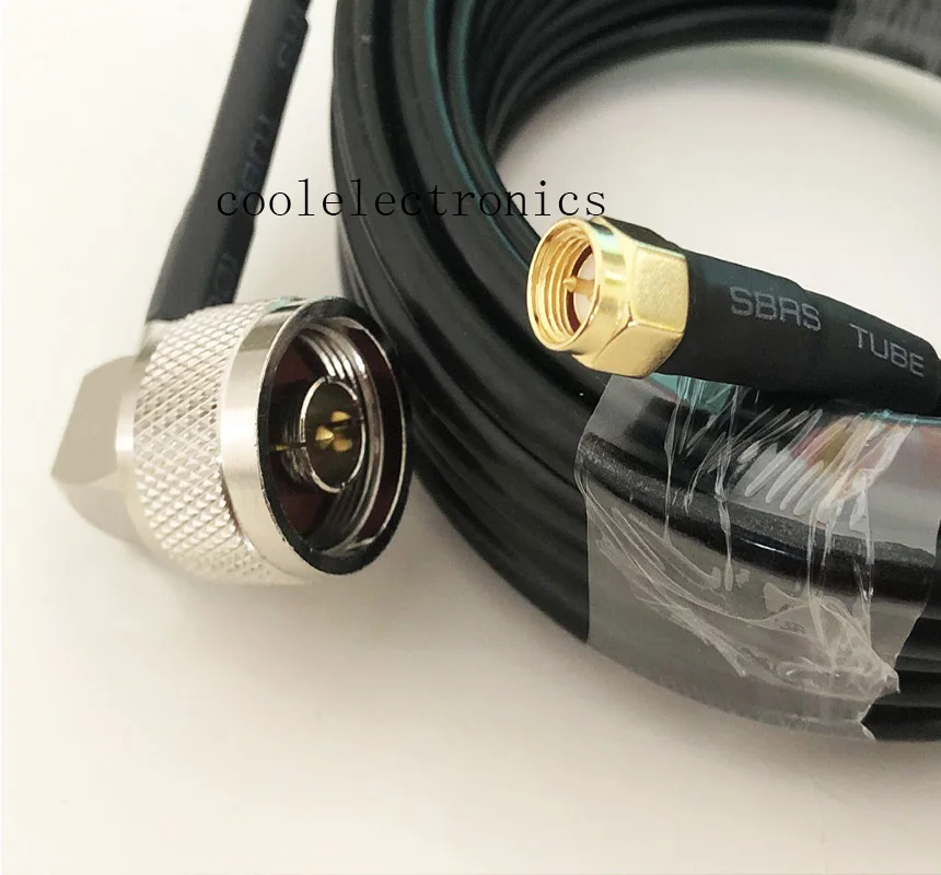 Low loss SMA male to N Male Right Angle connector RF Coax Cable RG58 50ohm 50cm 1/2/3/5/10/15/20/30m | Обустройство дома