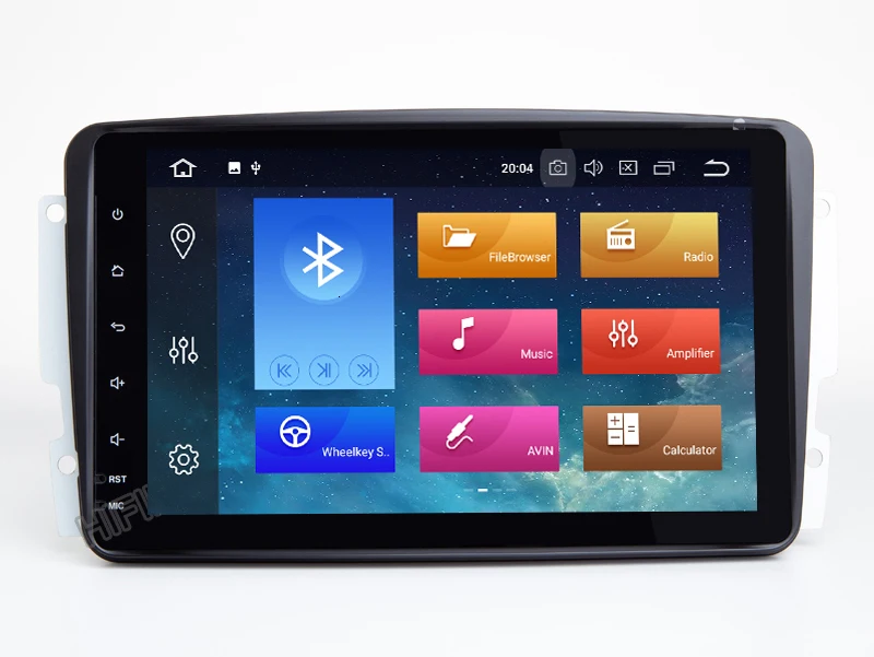 8 дюймов Android9.0 GPS автомобильный радиоприёмник для Mercedes Benz CLK W209 W203 W208 W463 Vaneo Viano Vito