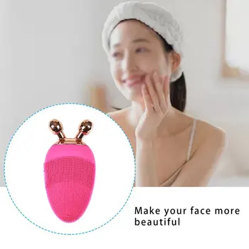 

New Bee Silicone Cleansing Instrument Electric Waterproof Face Cleaner Face Cleaner Electric Cleansing Instrument