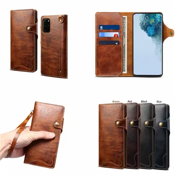 

Real Genuine Leather Phone Case For Samsung Galaxy S20 Plus S20 Ultra Flip Wallet Bag Cases For Samsung Galaxy S20 Case Coque