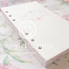 Sharkbang 101 Sheets A5 A6 A7 Loose Leaf Notebook Girls's Mind Refill Spiral Binder Inner Pages Line Grid Blank Agenda Full Set 4