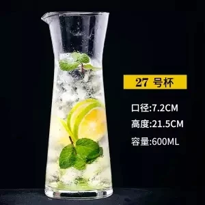 Стеклянная чашка, чашка для сока, чашка для холодных напитков, чашка для молока, чая, чистая красная домашняя креативная большая чашка для напитков, песок, лед, молочный коктейль, чашка для напитков, бокал для вина es - Цвет: 24