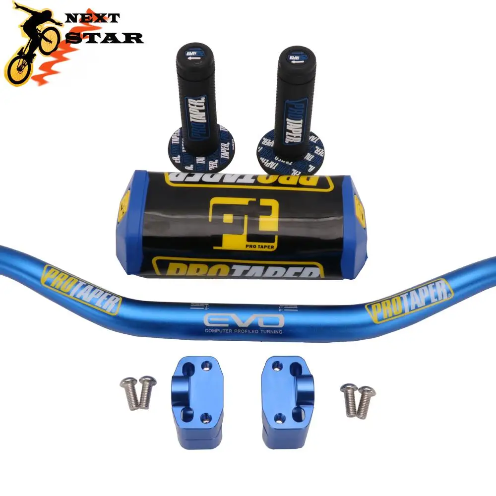 Aluminum 28mm Handlebar Bar Clamps Bar Pad Pack Fat Bar 1-1/8\ Aluminum 28mm Handlebar Bar Clamps Bar Pad Pack Fat Bar 1-1/8\