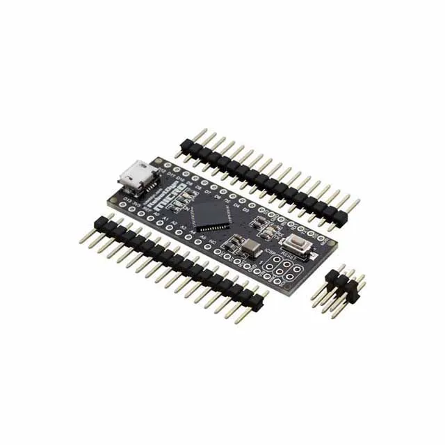 

A12-- Micro ATmega32U4 (5V 16MHz). Pins UNSOLDERED. Compatible with Micro and Leonardo