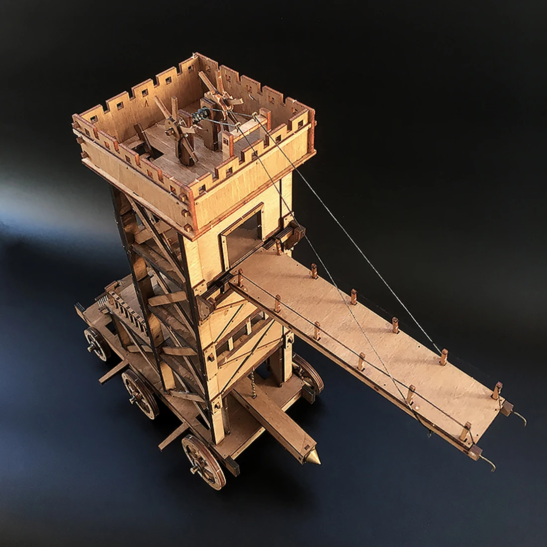 1: 72 DIY древняя колесница модель осадная машина деревянная 3D головоломка модель-джууба