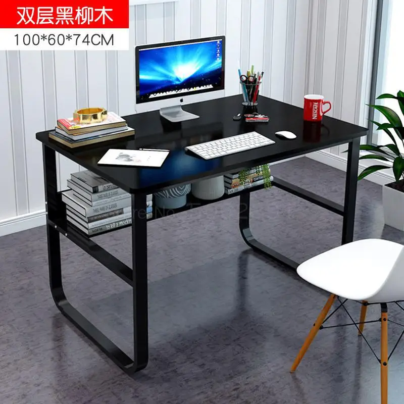 Компьютеризированный стол, простой и экономичный стол для спальни, простой стол, небольшой бытовой студенческий стол - Цвет: Same as picture 9
