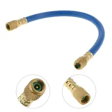 Автомобильный R134A кондиционер хладагент зарядный шланг фторид добавляющая трубка автомобильный Кондиционер ремонтный Инструмент аксессуары для автомобиля Автомобильный R134A кондиционер хладагент зарядный шланг фторид добавляющая трубка автомобильный Кондиционер ремонтный Инструмент аксессуары для автомобиля