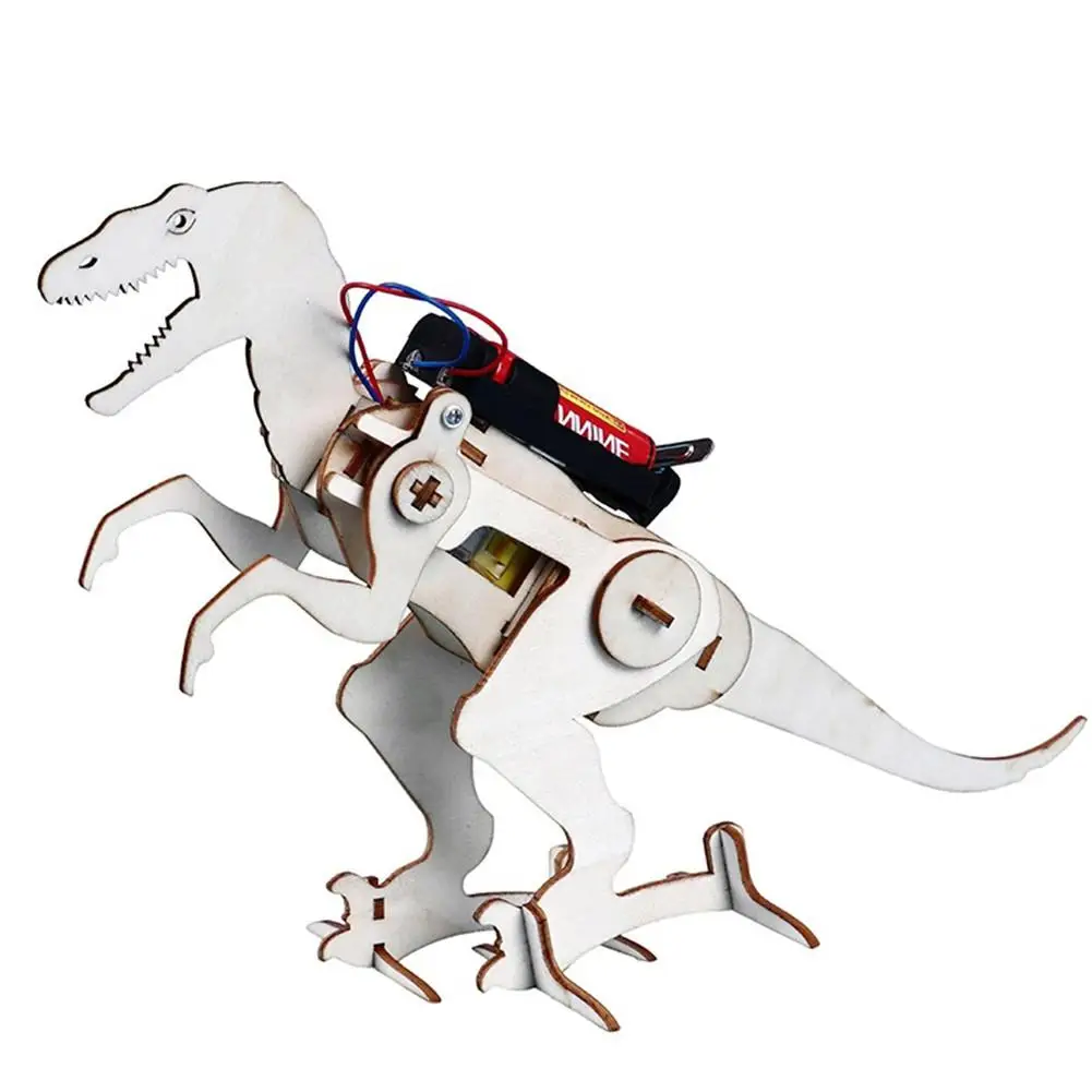 Нет деревянные динозавры электрические DIY технологии малого оборудования
