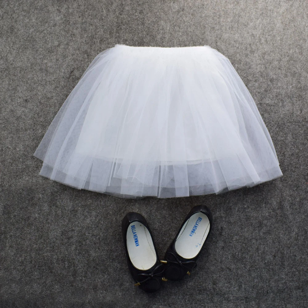 16 Colors Girls Skirts Pink Red White Princess Lovely Tutu Skirt 1-8Y Kids Summer Skirt Children Candy Color Short Girls Skirt