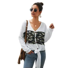 #Special Offers SKTSUUC Ladies Autumn Blouses And Tops Knitted Blouse Woman 2019 T-shirts V Neck Top Women Long Sleeve With Button #Special Offers SKTSUUC Ladies Autumn Blouses And Tops Knitted Blouse Woman 2019 T-shirts V Neck Top Women Long Sleeve With Button