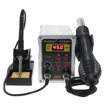 KADA 858D 858D+ фена Электрический паяльник 2 в 1 паяльная станция для SOIC чип QFP PLCC BGA