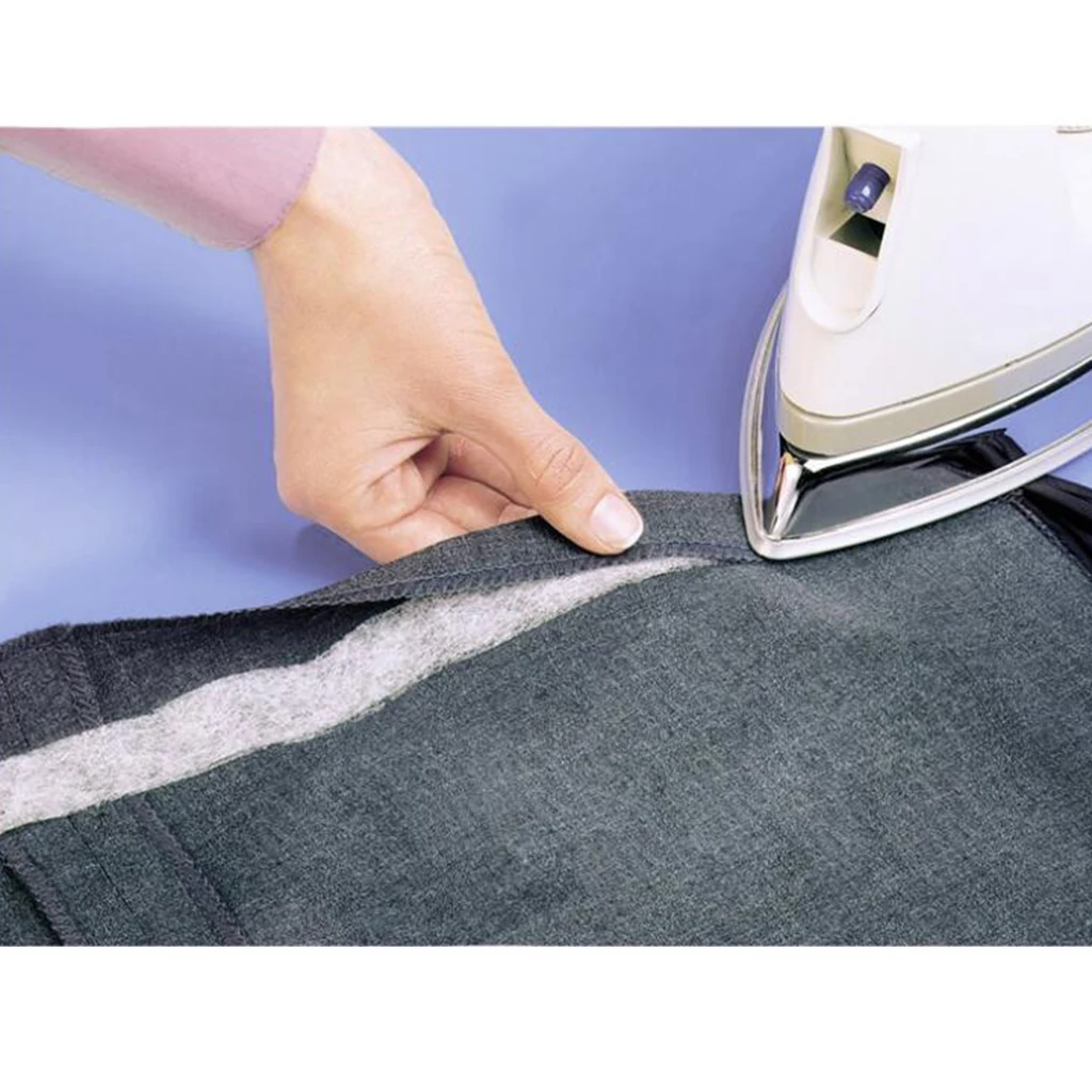 90 Yards Adhesive Hemming Tape Iron On Sewing Fabric Fusing Tape White