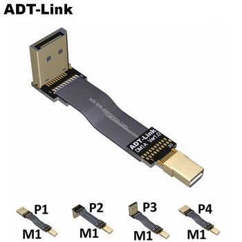 

Displayport 1.4 cable 144Hz Mini DP1.4 60HZ 4K Mini DisplayPort to Dispalyport 1.4 cable Vesa compliant HBR3 8K/60Hz Angled