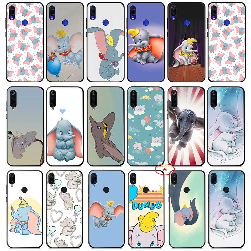 Милый мягкий чехол Dumbo Movie для Xiaomi Mi a1 A2 A3 8 9 Se Lite 9T Pro Max 3 Mia1 Mia2 MiA3 Pocophone F1 |