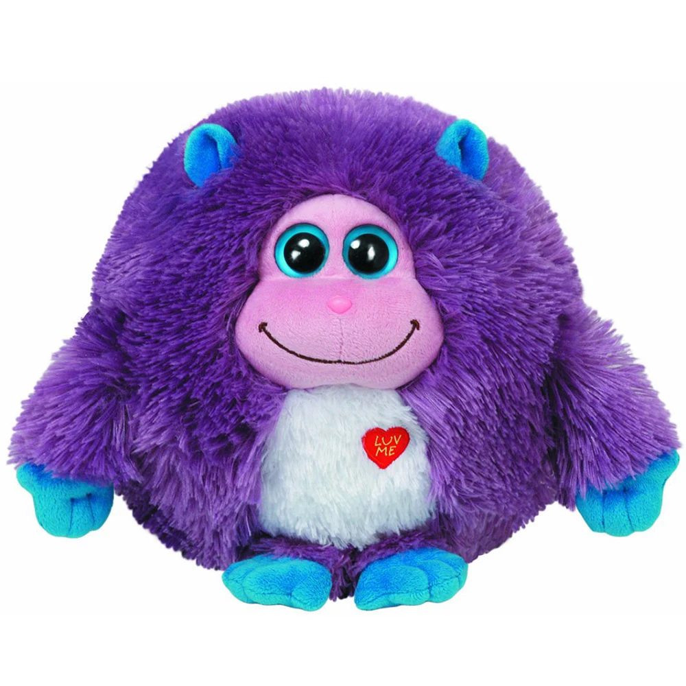 

Pyoopeo Ty Monstaz 12" 30cm Zelda the Purple Monster Plush Large Soft Stuffed Monster Collection Doll Toy with Heart Tag