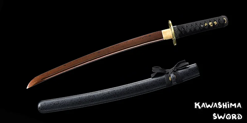 Plating Blade Series-Real Steel Handmade Japanese Sword Folded Steel Full Tang Sharp-Twin Set Katana/Wakizashi-Stand For free