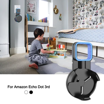 

Children Room Outlet Wall Mount For Amazon Echo Dot 3rd Generation Saving Space Hanger Stand Holder Smart Voice Assistants