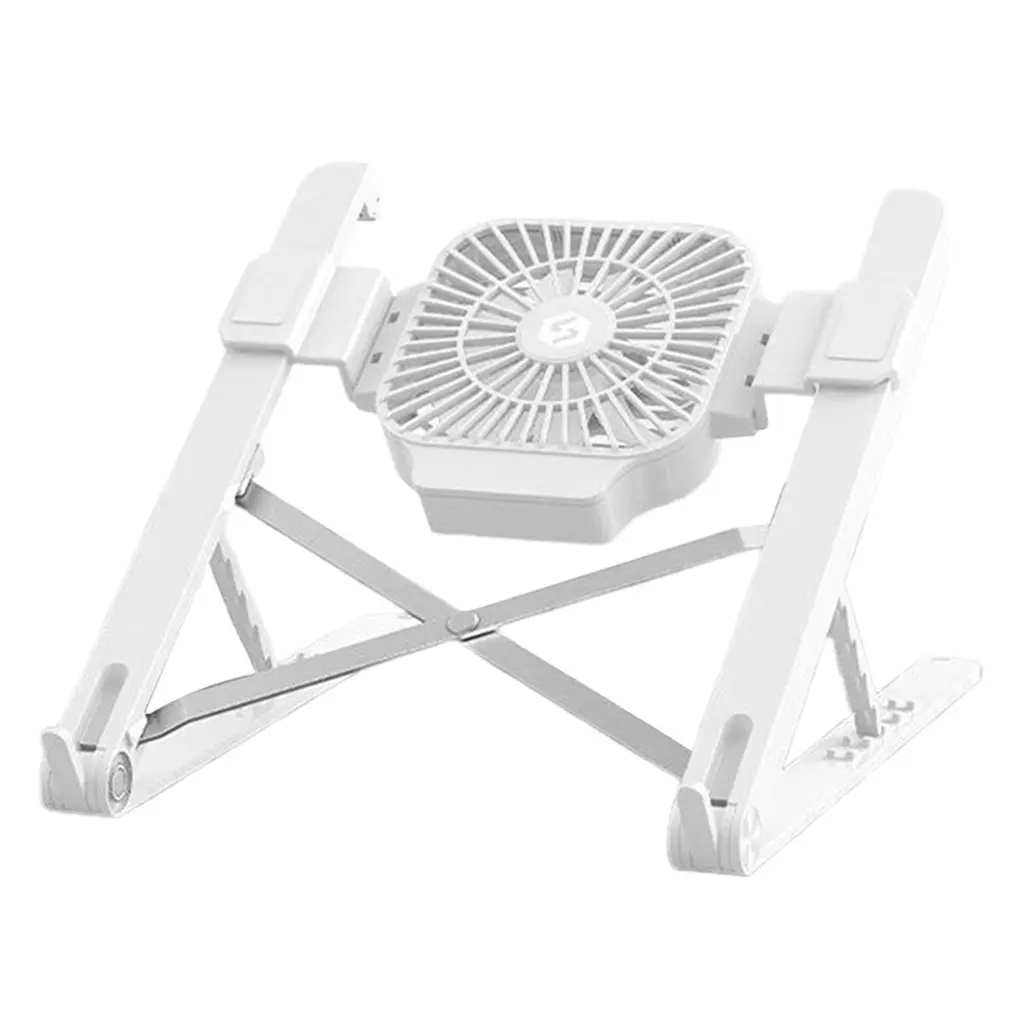 Foldable Laptop tablet Stand With Cooling Fan Heat Dissipation For