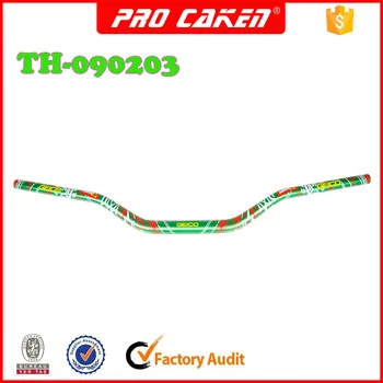 

Caken Off-road Modified Pieces 6061 Geometry Coating Handlebar Flower Stickers Handlebar Th-090203 Green