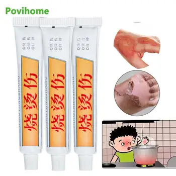 

3pcs Scald Burn Cream Antibacterial Burn Wound Care Scar Medical Ointment Pain Relief Anti-infection Herbal Plaster D2935