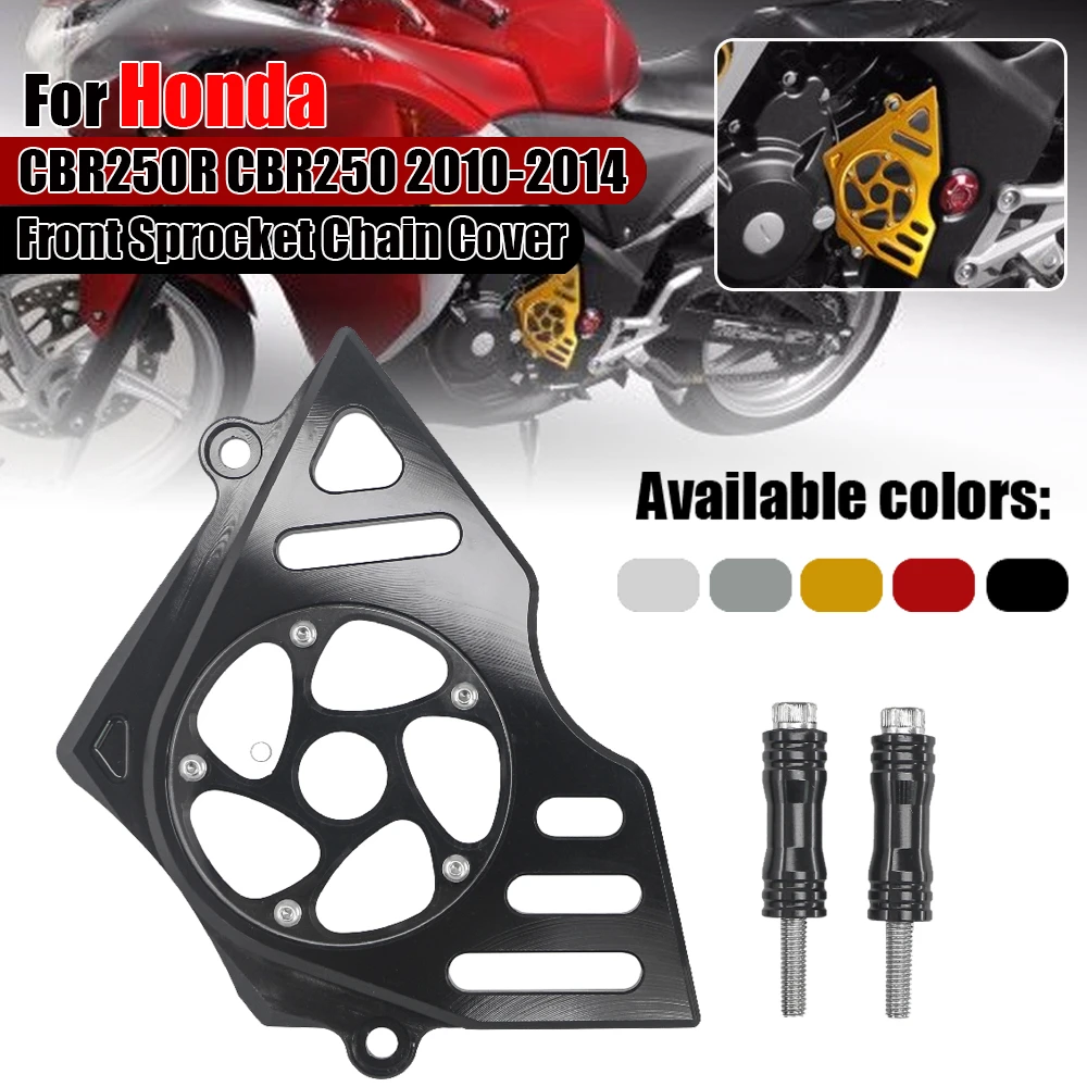 For Honda Cbr250r Cbr250 Cbr 250r Motorcycle Cnc Front Sprocket Chain Cover Left Engine Guard Protector 10 11 12 13 14 Aliexpress