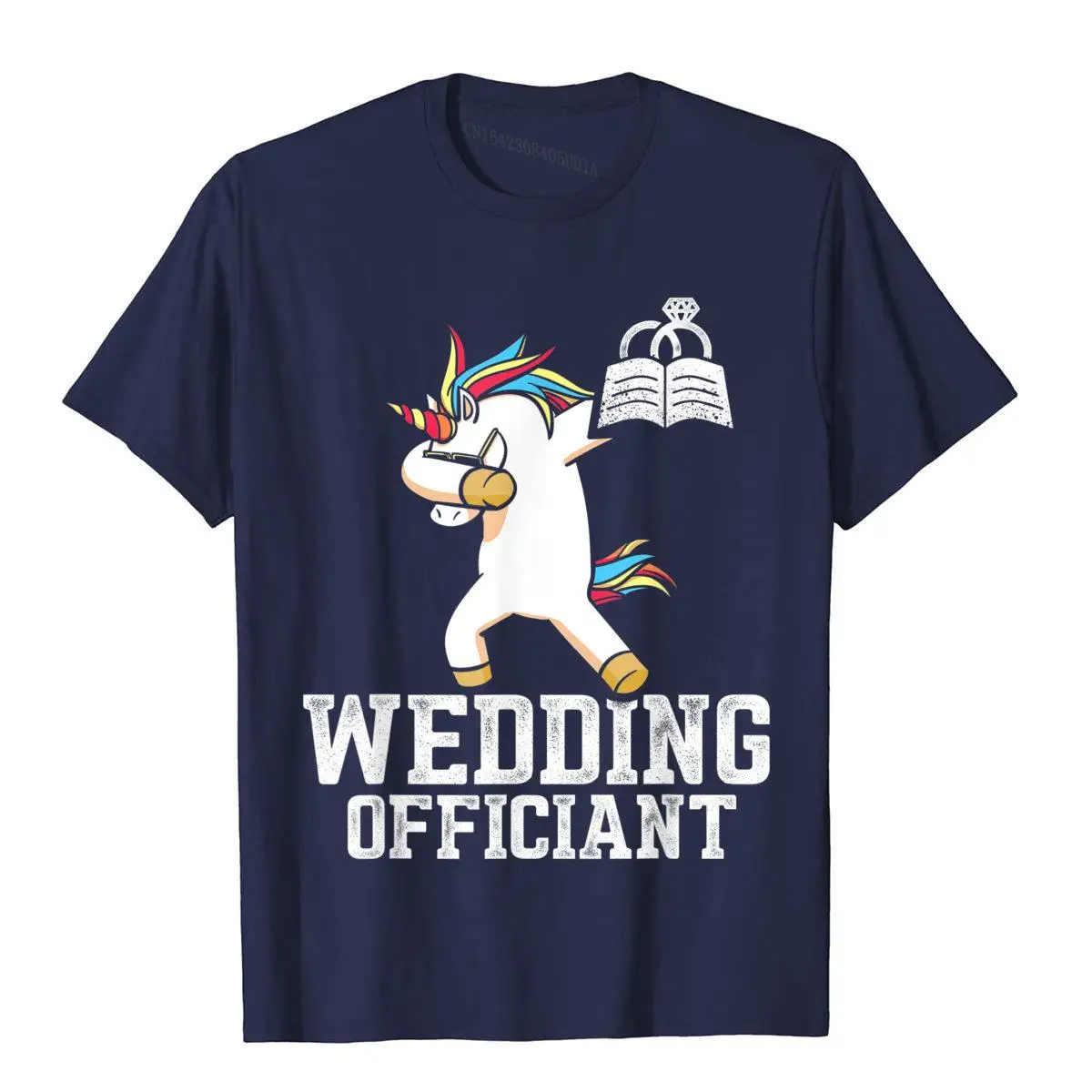 Wedding Officiant US Arts Internet Ordained Minister Gift T-Shirt__B7412navy