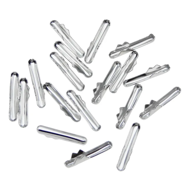 Fornecedor feito à mão das descobertas de 16*3mm do diâmetro 2mm da joia de diy 100 pces metal que friso o prendedor do cabo que cabe a corda de couro