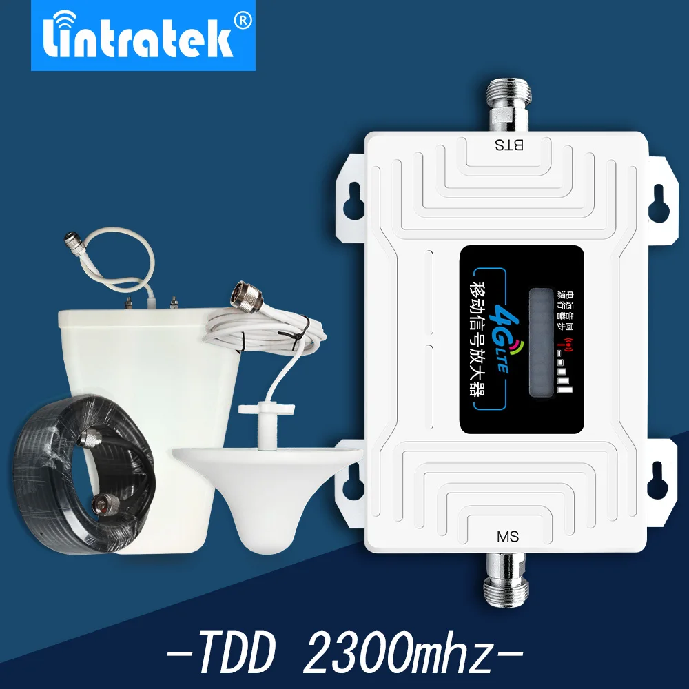 Lintratek 2300mhz-2400mhz Мобильный усилитель сигнала полоса 40 LCD повторитель сигнала для сотового телефона AGC/ALC TDD 4G LTE booster set- Lintratek 2300mhz-2400mhz Мобильный усилитель сигнала полоса 40 LCD повторитель сигнала для сотового телефона AGC/ALC TDD 4G LTE booster set-