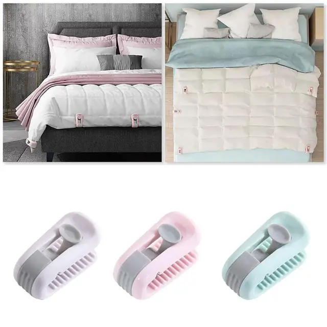 6 Pcs Set Non Slip Quilt Duvet Cover Clips Plastic Blankets
