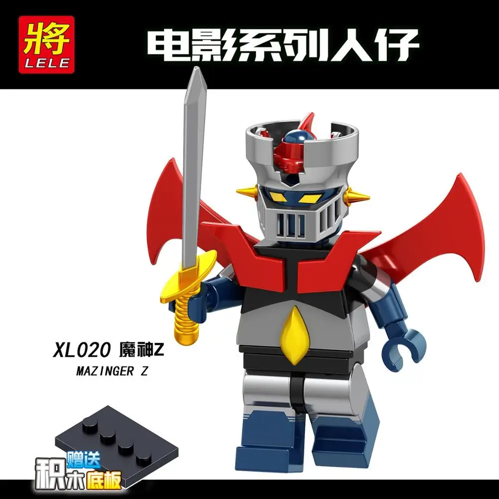 Single Sale Building Blocks Super Heroes Bricks Mazinkaiser Mazinger Z Figures Action Learning For Children Education Toys KF752 - Цвет: XL020 Without Box