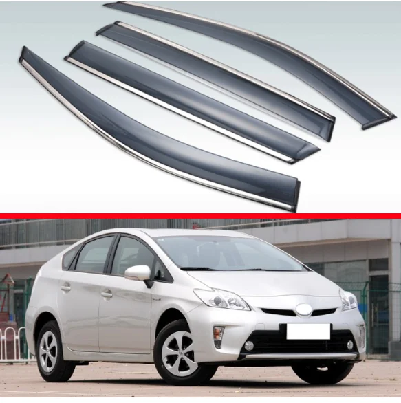 Для Toyota Prius 2012 2015 ABS пластиковые окна ветровой Дефлектор козырек Дождь/Защита от