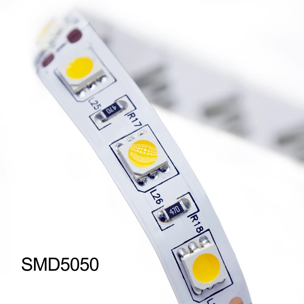 Светодиодный светильник BSOD 24 В SMD 5050 белый/теплый/RGB/красный/зеленый/синий гибкий