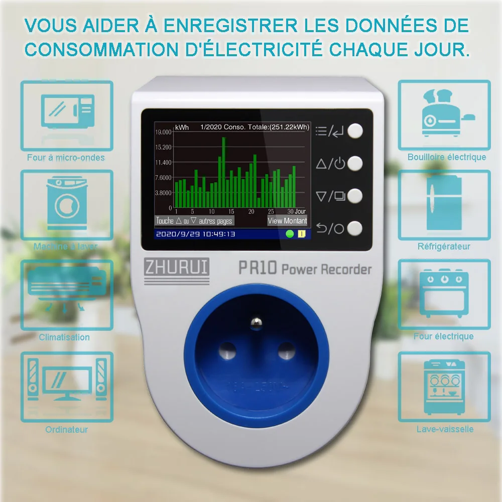 4000w medidor de tomada meterico 03