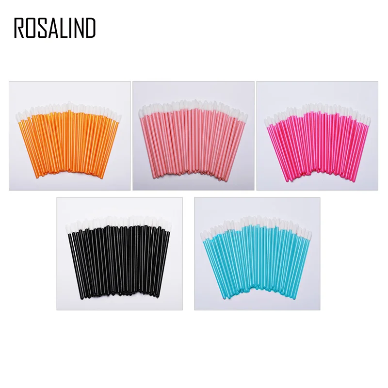 

ROSALIND Disposable Lip Glossy Makeup Lip Brush Lipstick Cosmetic Wands Pen Cleaner Applicator Eyeshadow Lip Gloss Brushes Tools