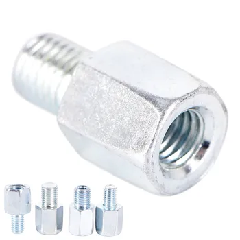 

Reverse Right Left Thread Adapter Conversion Screw Convenient Motorcycle Rearview Mirror Adapters Screws