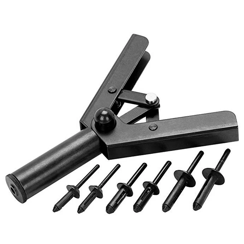Online 41 piezas de plástico surtido remache Extractor de máquina conjunto de herramientas de mano con 40 remache de polietileno