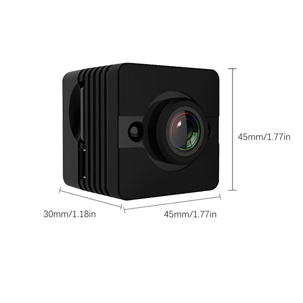 SQ12 Mini Wifi Remote Camera Ultra High Definition 155 Degree Wide Angle Lens portable camera with waterproof housing